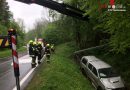 Bgld: Fahrzeugbergung auf der B 50 bei Sieggraben