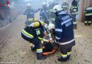 Stmk: Abschnittsübung „Der wilde Berg“ mit sieben Feuerwehren, Bergrettung, Hundebrigade und Polizei