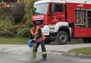 Oö: 3 km-Ölspur beschäftigt Feuerwehr Micheldorf