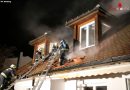 Nö: Feuerwehr Mödling bekämpft am Hl. Abend einen Dachstuhlbrand