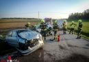 Stmk: Bergung zweier Autos nach Unfall auf Kreuzung in Mooskirchen