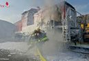 Bayern: Brand einer Diesel-Rangier-Lokomotive in München