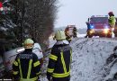 Oö: Pkw-Überschlag in Waldstück in Neuhofen im Innkreis