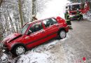 Oö: Verletzter bei Pkw-Kollision mit Baum in Offenhausen