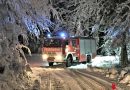 Nö: Starker Schneefall führte zu zahlreichen Einsätzen der Feuerwehr Penk-Altendorf