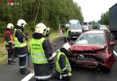 Bgld: Autobergung nach Schleudermanöver gegen Betonmittelleitschiene auf der A2 bei Pinkafeld