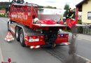 Bgld: Feuerwehr Pinkafeld bindet 500-m-Ölspur – Motorradfahrer stürzte