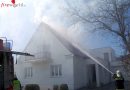 Bgld: Mehrere Wehren bei Wohnhaus-Dachstuhlbrand in Grafenschachen im Einsatz