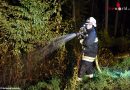Oö: Waldbrand ins Pinsdorf durch rasches Eingreifen der Feuerwehr verhindert