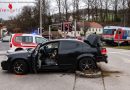 Oö: Rotlicht ignoriert: Auto in Puchenau von Zug erfasst