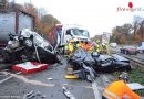 Deutschland: Zwei Tote bei schwerem Unfall mit zwei Lkw und fünf Pkw auf der BAB 3