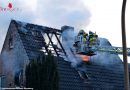 Deutschland: Großfeuer vernichtet Einfamilienhaus in Rellingen