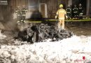 Oö: Drei Wehren bei Garagenbrand in Rottenbach im Einsatz