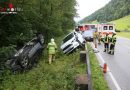 Bayern: Hollywoodreifer Unfall mit drei Autos auf der B21 bei Ristfeucht