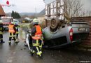 Deutschland: Pkw bei Unfall im Schwalmtal durch die Luft katapultiert