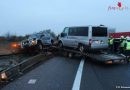 Nö: Unfall mit Geländewagen und Anhänger samt Kleintransporter auf S1 Auffahrt zur A4 in Fahrtrichtung Osten