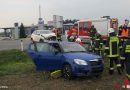 Oö: Eingeschlossene Person nach Verkehrsunfall bei Schwertberg