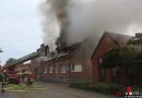 Deutschland: Großbrand in Asylwerberunterkunft in Soltauer Innenstadt → drei Hubrettungsgeräte im Einsatz