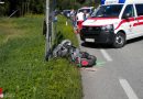 Stmk: Zwei Verletzte bei Kollision zwischen Moped und Pkw bei St. Michael