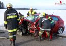 Oö: Schwerer Unfall auf Eferdinger Straße in Steegen durch geflüchtetes Unfallfahrzeug ausgelöst