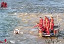 Oö: Lebensrettung in Steyr – Feuerwehr rettet Mann aus der Enns