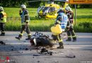 Bayern: Motorradfahrer bei Zusammenstoß mit VW-Golf bei Teisendorf schwer verletzt