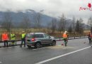 Stmk: Lenkerin auf A9 bei Trieben auf ASFINAG-Streckenfahrzeug geprallt