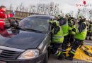 Nö: Personenrettung mit mühsamer Anfahrt nach Verkehrsunfall auf der A2