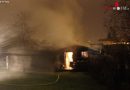 Nö: Ofen setzt Gartenhaus in Tulln in Brand