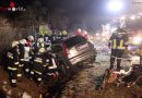 Nö: Feuerwehren suchen und finden Unfall mit eingeklemmter Person