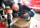 Nö: Erste Motorsägenausbildung des Bezirks-Feuerwehrkommandos Tulln