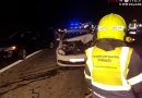 Ktn: Drei Verletzte bei Verkehrsunfall mit vier Fahrzeugen auf der A2 bei Villach