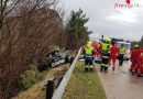 Ktn: Zwei Verletzte bei Autoüberschlag auf der Südautobahn bei Warmbad Villach