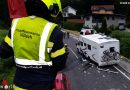 Ktn: Verkehrsunfall mit Pkw und Wohnmobil fordert Schwerverletzten in Villach