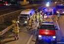 Nö: Verkehrsunfall mit in Kastenwagen eingeschlossener Person in Vösendorf