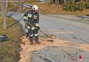 Nö: Ölbindearbeiten nach Pkw-Unfall in Waidhofen an der Thaya