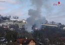 Oö: Wohnhaus-Großbrand in Wallern → 12 Feuerwehren im Einsatz