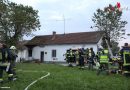 Oö: Vorübergehender Großalarm bei Garagenbrand in Wendling