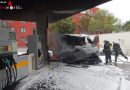 Wien: Fahrzeugbrand an Tankstelle im 12. Bezirk