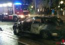 Wien: Taxi im 10. Bezirk in Vollbrand