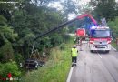 Nö: BMW X3-Bergung für die FF Wiener Neudorf in Sulz im Wienerwald