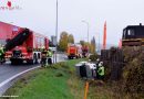 Nö: Pkw-Grabensturz auf der Autobahnabfahrt Wiener Neudorf