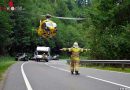 Sbg: Motorradfahrer in Abtenau aus Straßengraben gerettet