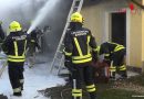 Oö: Pkw in Garage komplett ausgebrannt