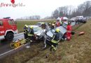 Oö: Schwerer Verkehrsunfall mit vier Verletzten nach Unfall in Andorf