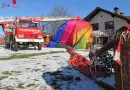 Oö: Feuerwehr muss Heißluftballon aus Baum bergen