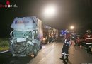 D: Kleintransporter prallt auf der A8 in das Heck von einem Reisebus