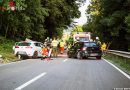 D: Schwerer Verkehrsunfall mit zwei Fahrzeugen und sechs Verletzten