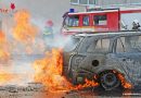 Nö: Frau bei Pkw-Vollbrand in Brunn am Gebirge verletzt