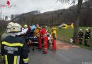 Nö: Verkehrsunfall in Buchelbach sorgte für Einsatz von vier Feuerwehren